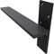 Ekena Millwork 2 1/2"W x 16"D Floating Steel Heavy Duty Wall Mount, Powder Coated Black BKTM02X16FWPBL - alternate 7